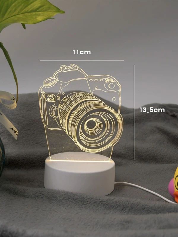 3D Camera Design Night Light 1pc