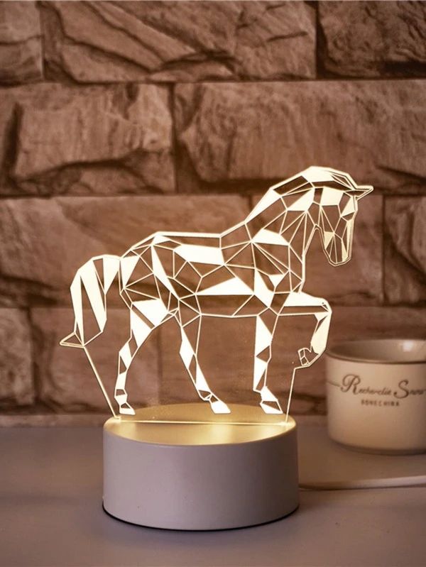 3 Color Horse Shaped Night Light