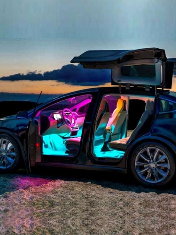 7 Color Options LED Car Light