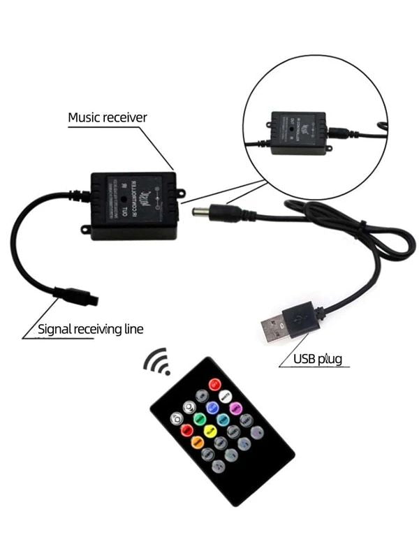 7 Color Options LED Car Light