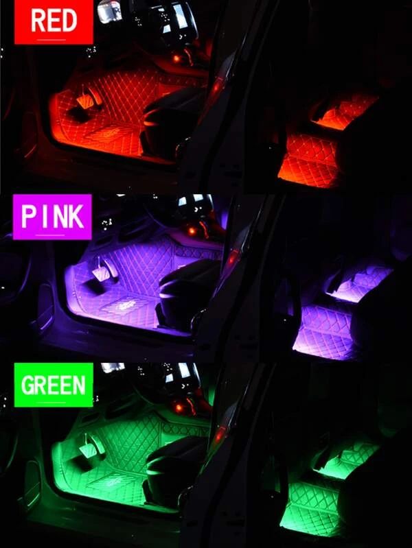 7 Color Options LED Car Light