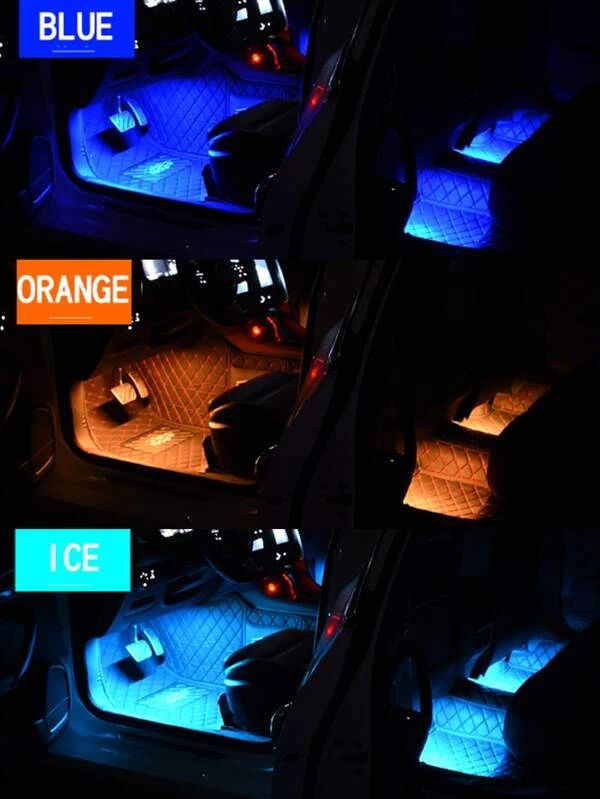 7 Color Options LED Car Light