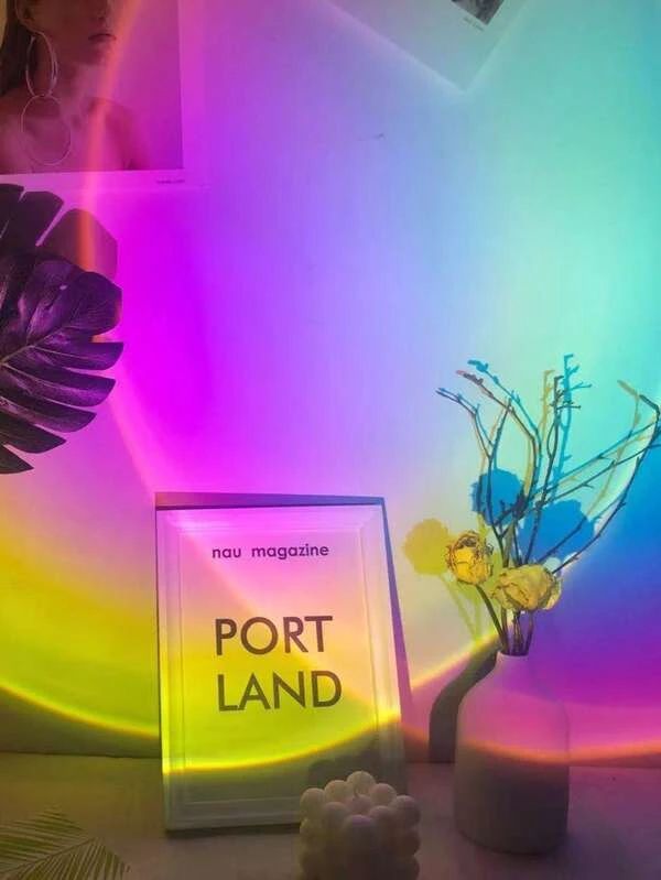 Adjustable Colorful Sunset Led Light