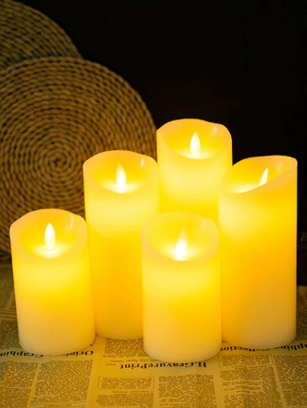 Candle Shaped Night Light 2pc