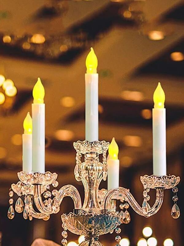 Candle Shaped Design Night Light 1pc