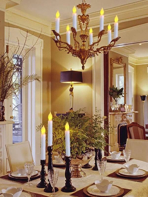 Candle Shaped Design Night Light 1pc