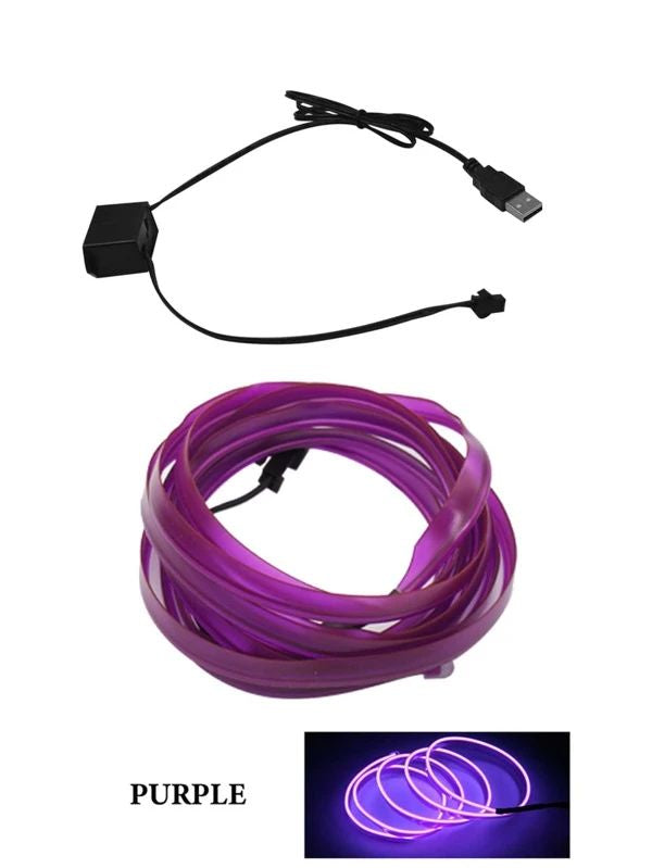 Car Led Light 1pc Purple