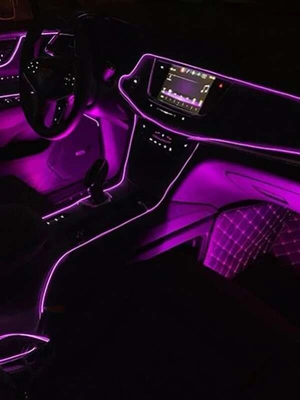 Car Led Light 1pc Purple