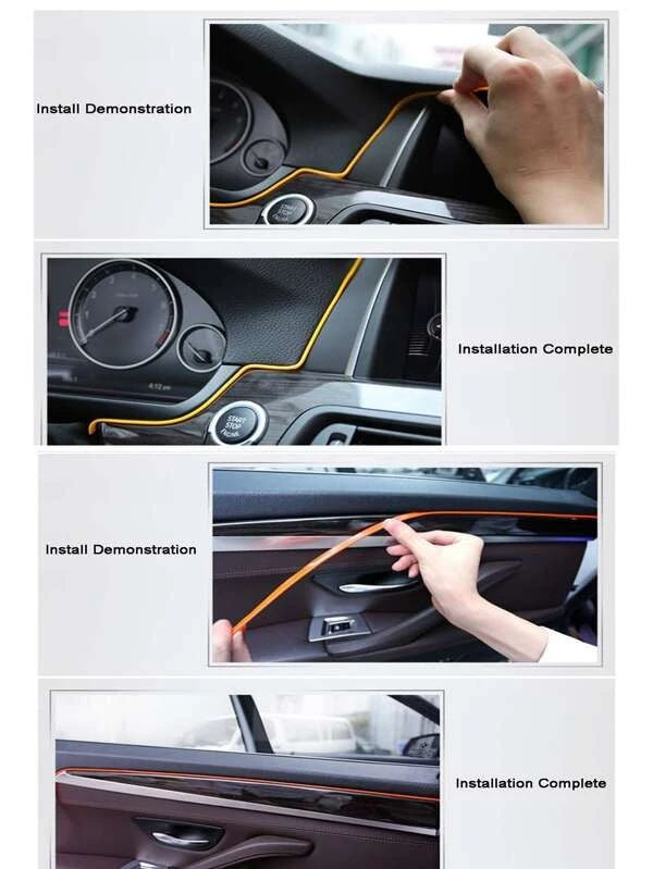 Car Led Light 1pc Purple