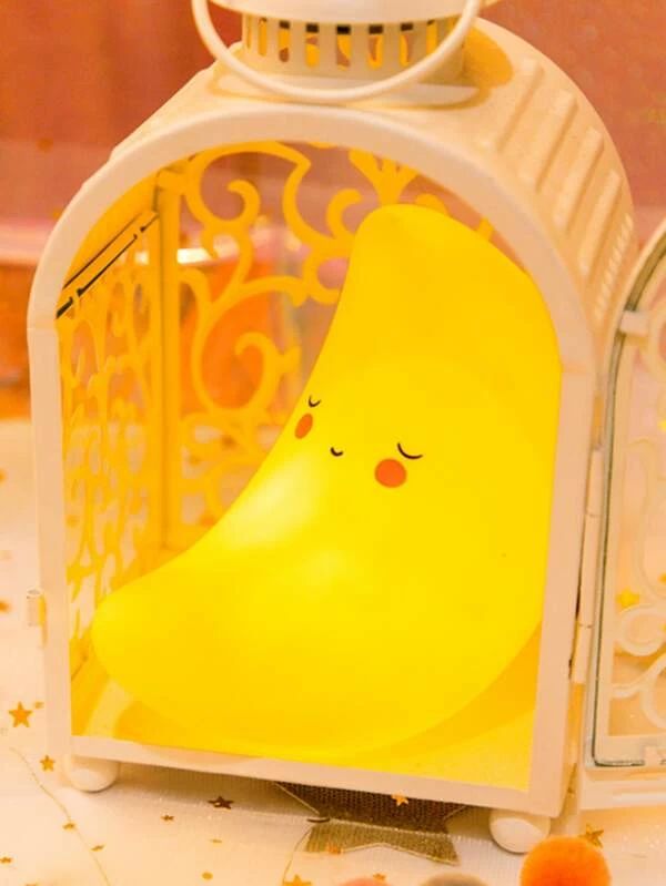 Cute Moon & Star Shaped Night Light 1pc
