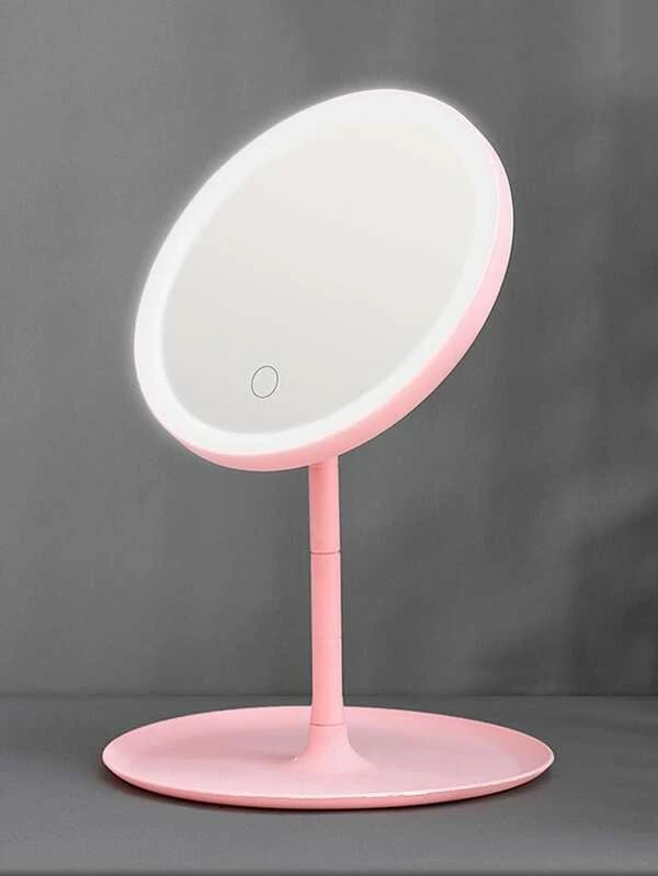 Desktop Makeup Mirror 1pc With Light