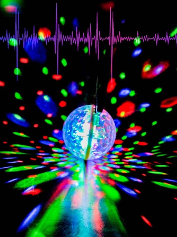 Disco Music LED Light 1pc