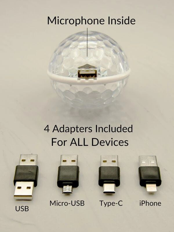 Disco Music LED Light 1pc