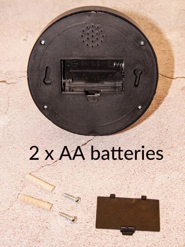 Fake Security Camera With Flashing LED Light Easy to Install 1pc