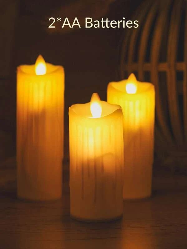 Flickering Flameless LED Candle Light 1pc