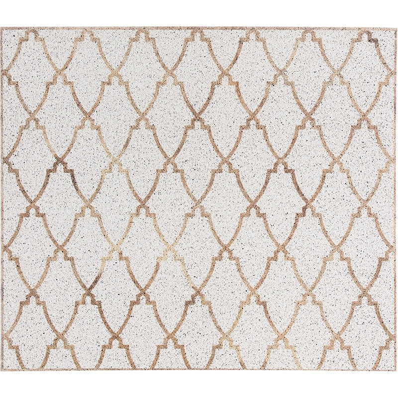 Gold Pattern PVC Entrance Door Mat