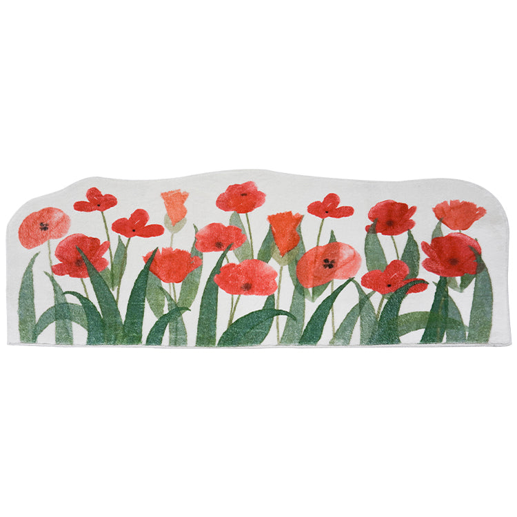White Flower Blue Runner
