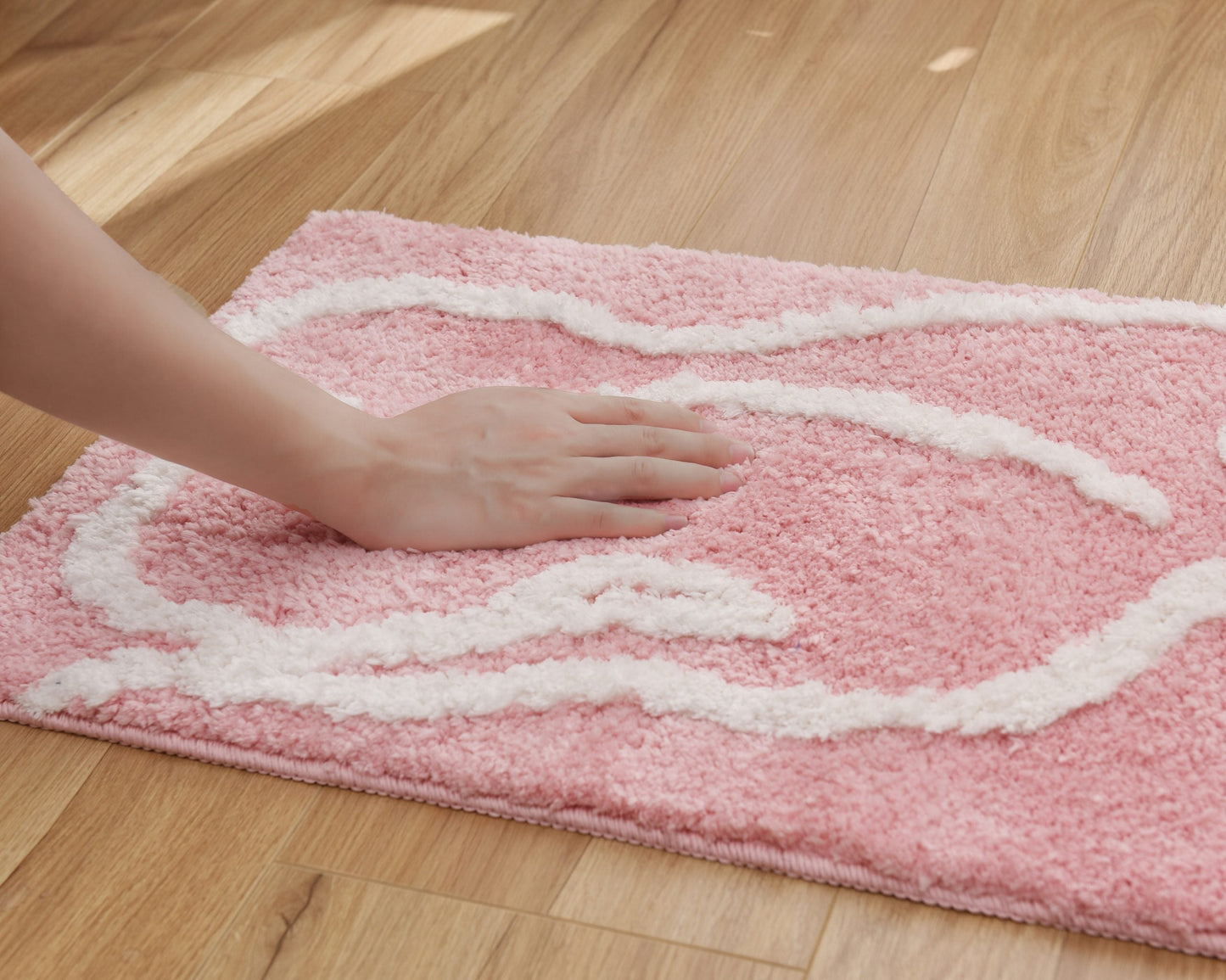 Feblilac Pink Naked Back Bath Mat, 15.7″x23.6″, Non Slip Bathmat, Pink Bathroom Rugs, Anti Slip Toilet Mat, Soft Thick Bathroom Carpet, Art Bathroom Mats, Best Bath Rugs, Hot Shower Mat Non Slip, Toilet Rug