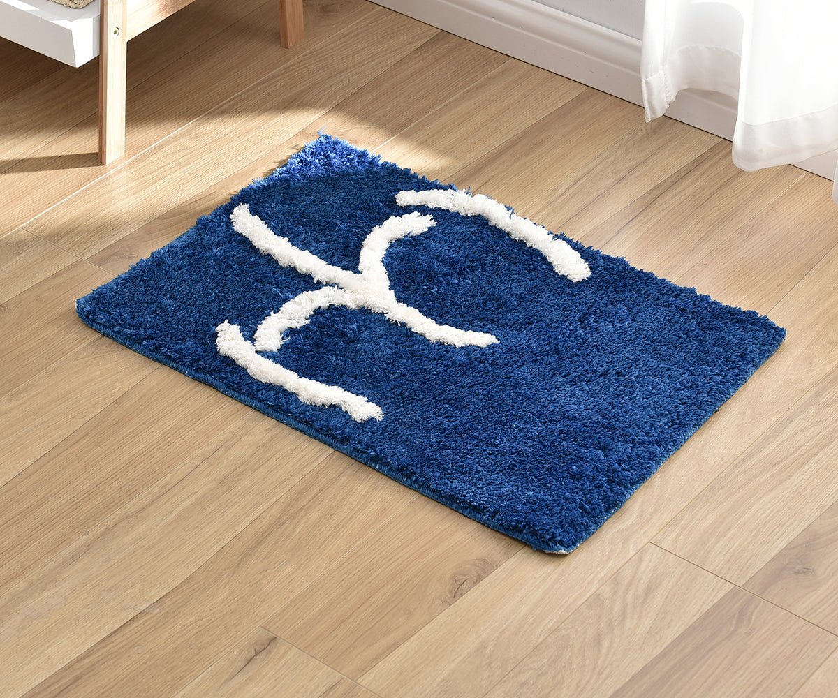 Blue Sexy Body Bath Mat, Fun Bathroom Mat, Cute Decor for House, 40x60cm