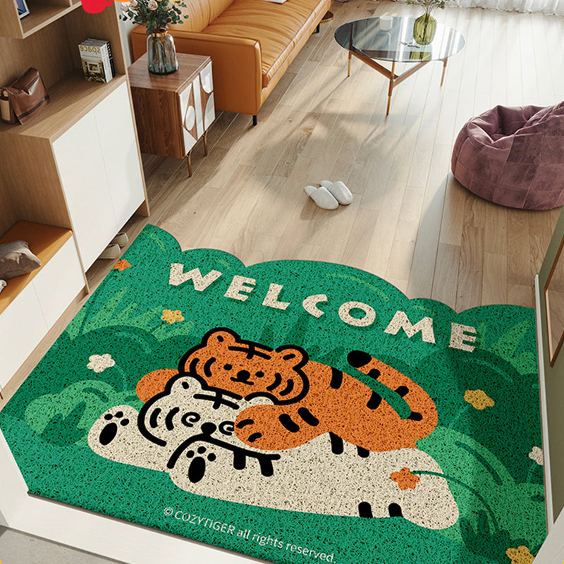 Cute Two Tigers PVC Entrance Mat