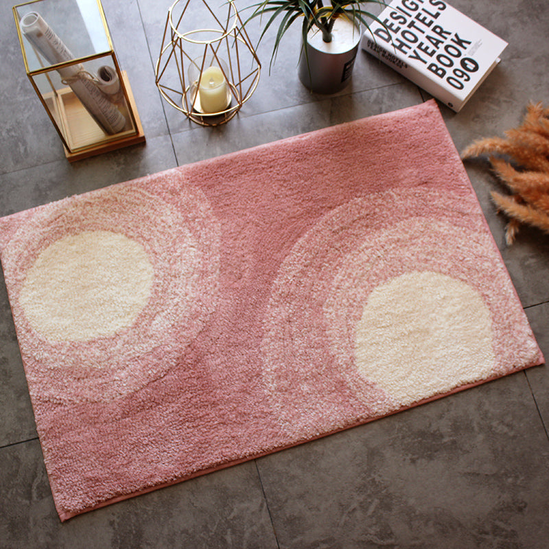 Gradient Circle Pattern Bathroom Mat