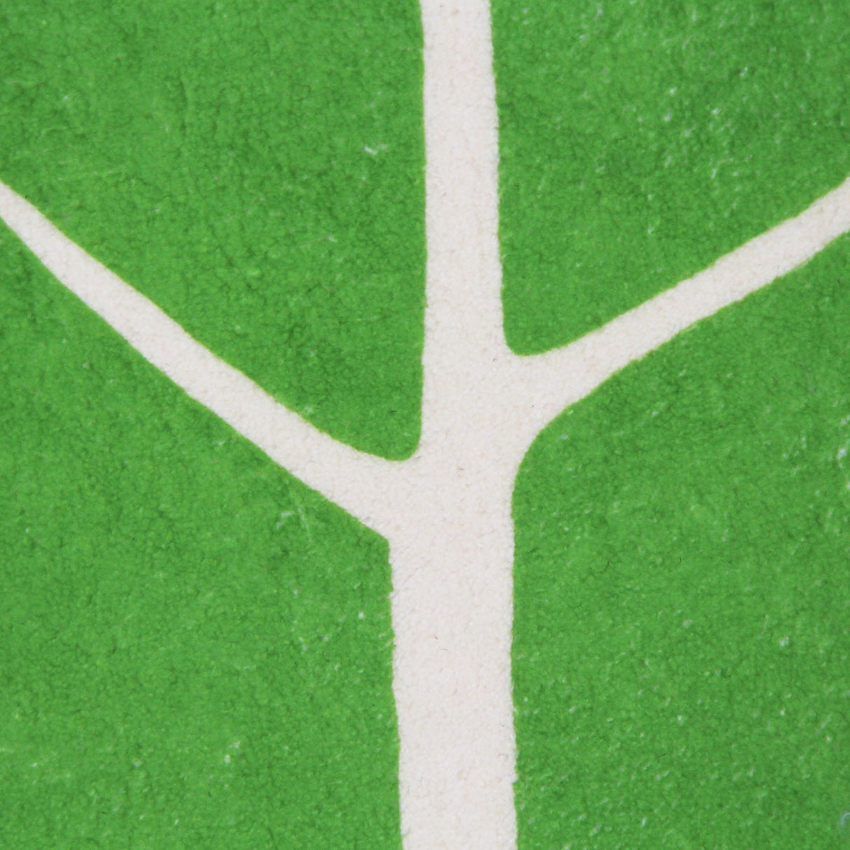 Cute Soft Green Leaf Bathroom Rug