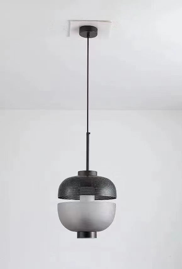 Frosted Glass Black Pendant Lighting