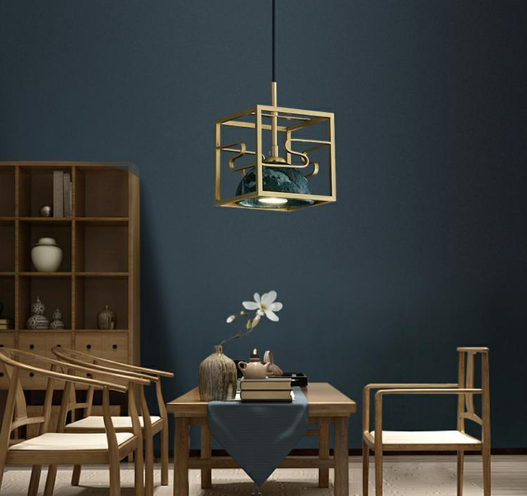 Bronze Marble Pendant Lamp