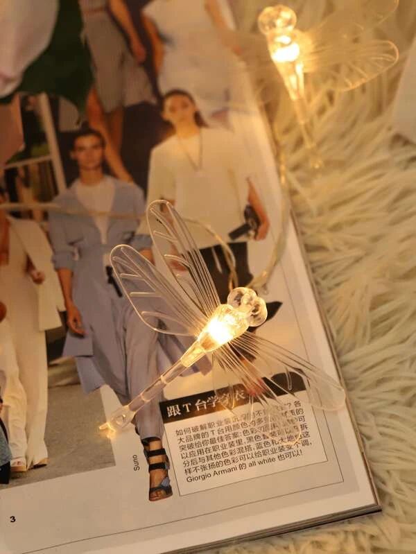 Dragonfly Shaped Bulb 20pcs String Light