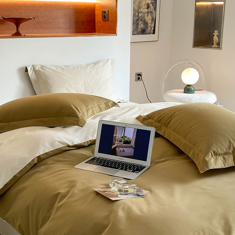 100% Cotton Sueding Duvet Cover Bedding Set