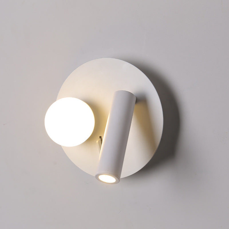 Bedside lamp led reading wall lamp with Double switches