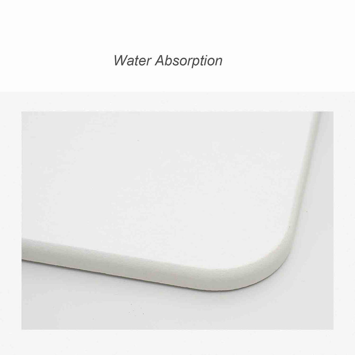 Black and White Flower Diatomaceous Earth Cup Mat Set