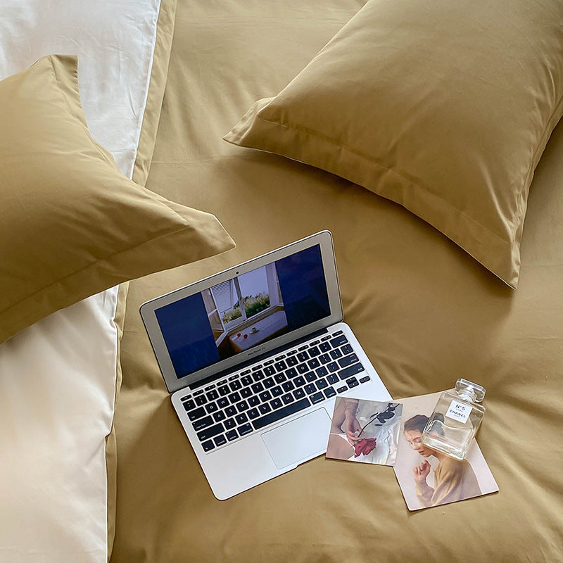 100% Cotton Sueding Duvet Cover Bedding Set