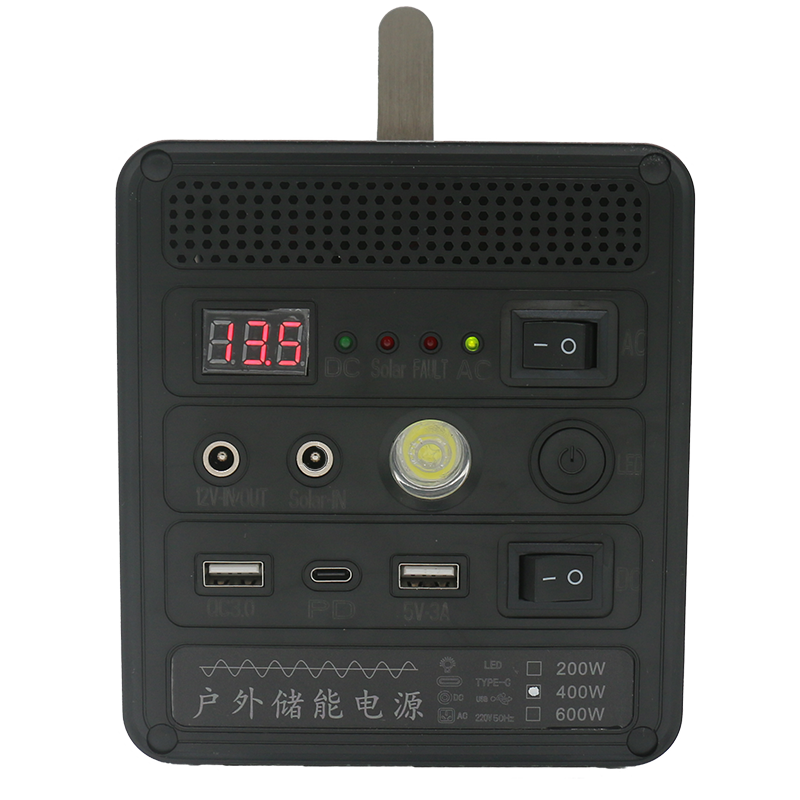 portable solar generator with panels