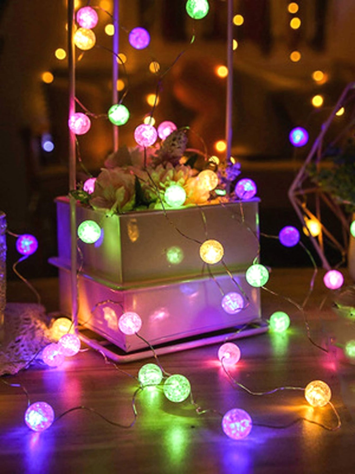 Ball Shaped Bulb String Light 1pc - Novelty Lighting