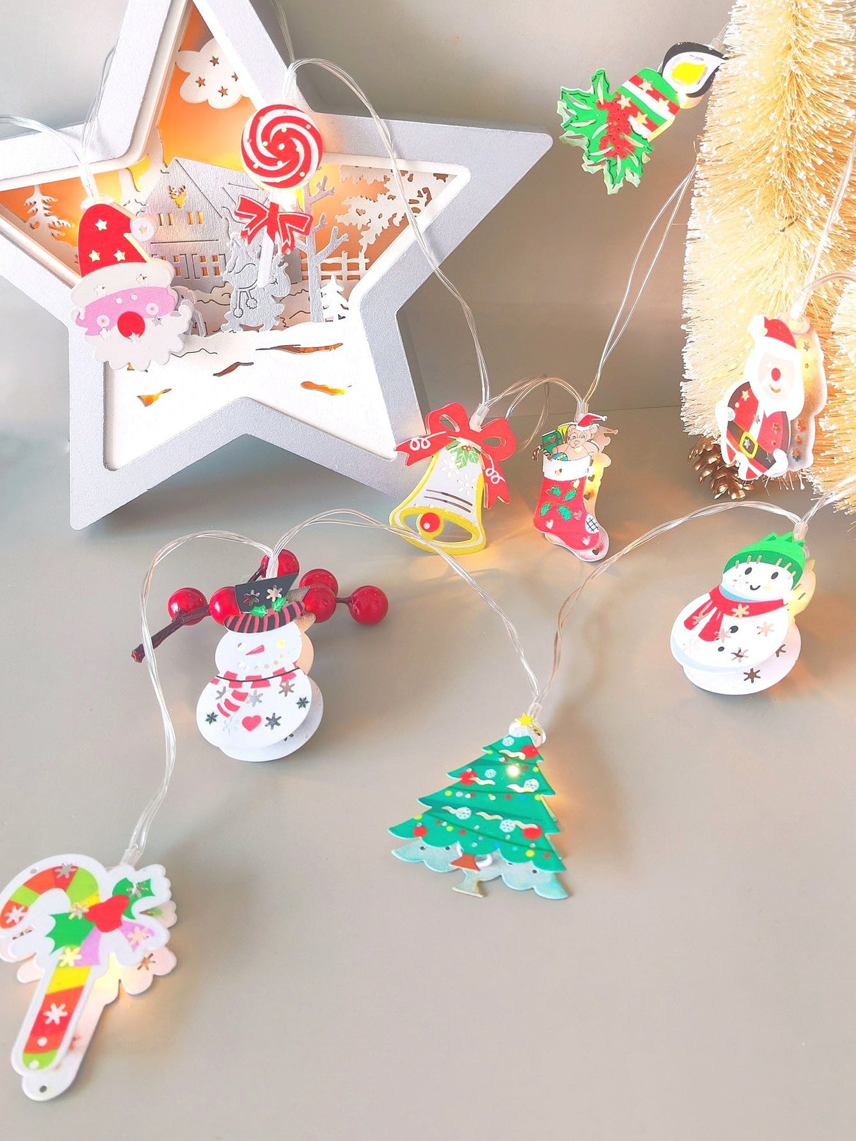 Christmas String Light with 10pcs Bulb 1pc - Lighting & Lamp