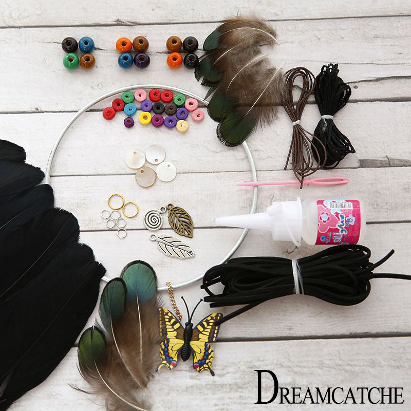 Black Feather Dream Catcher