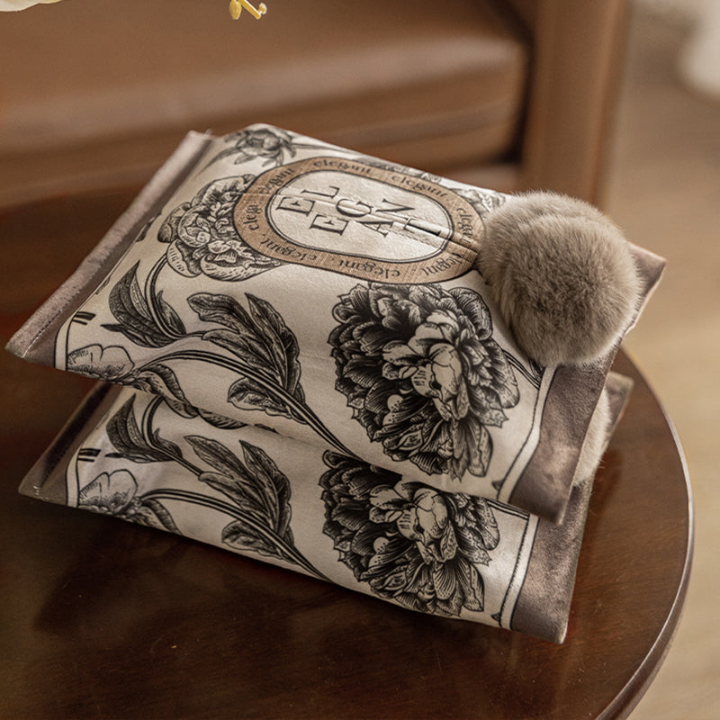 Li Feier American retro tissue box light luxury high-end living room household paper drawer fabric ns French drawer box