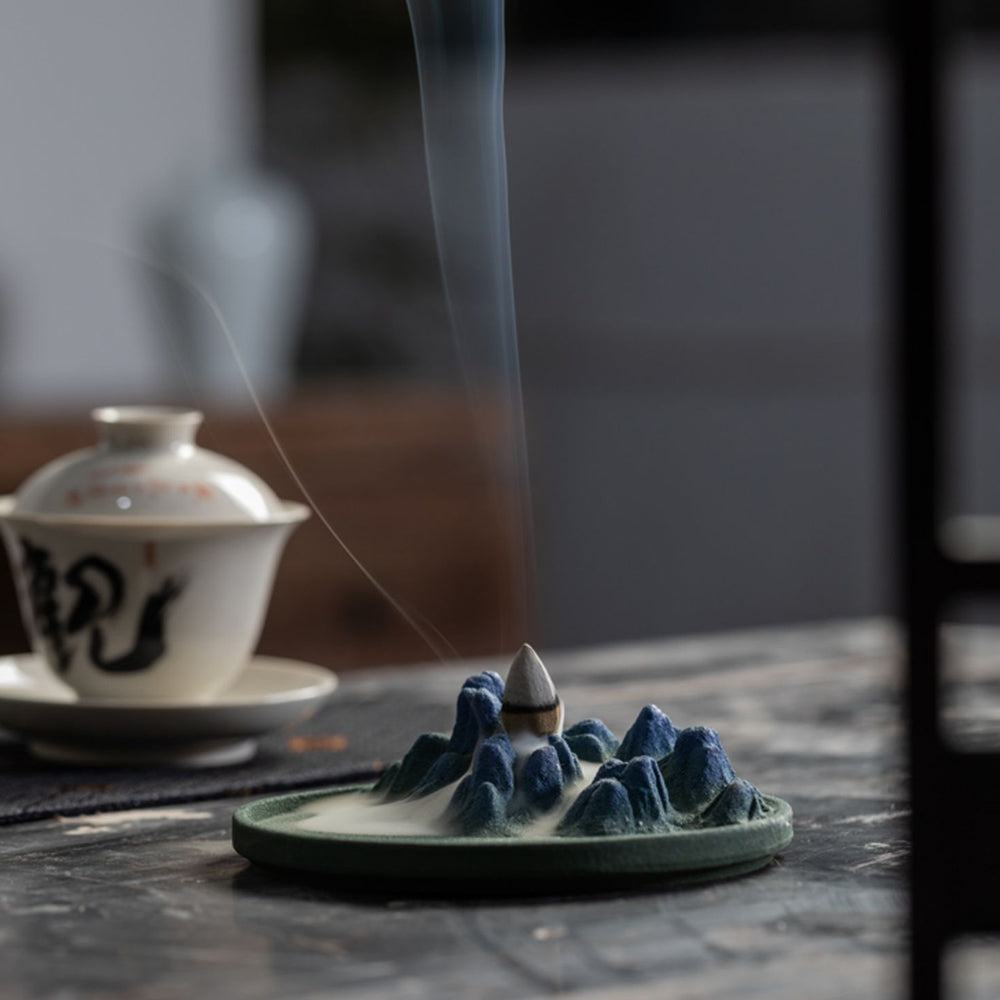 Ceramic Incense Burner, Backflow burner, Aromatherapy, Yoga Incense Burner, Incense seat