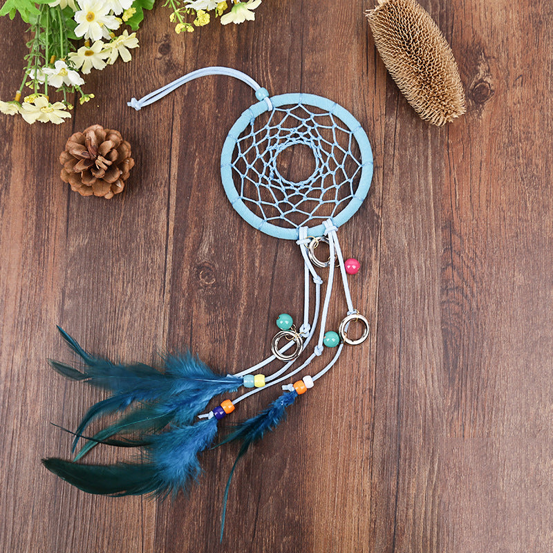 Blue Feather Dream Catcher