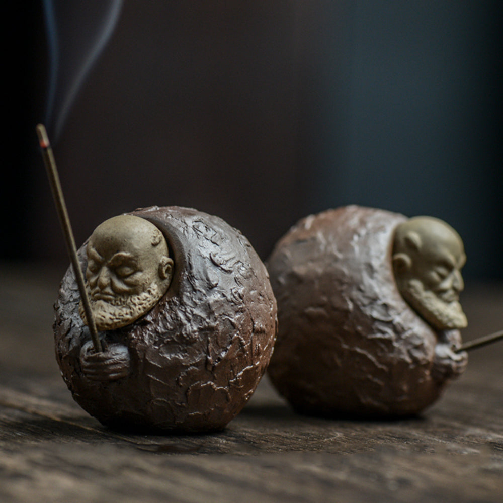 Ceramic Incense Holder, Dharma Burner, Aromatherapy, Yoga Incense Burner, Small Incense seat