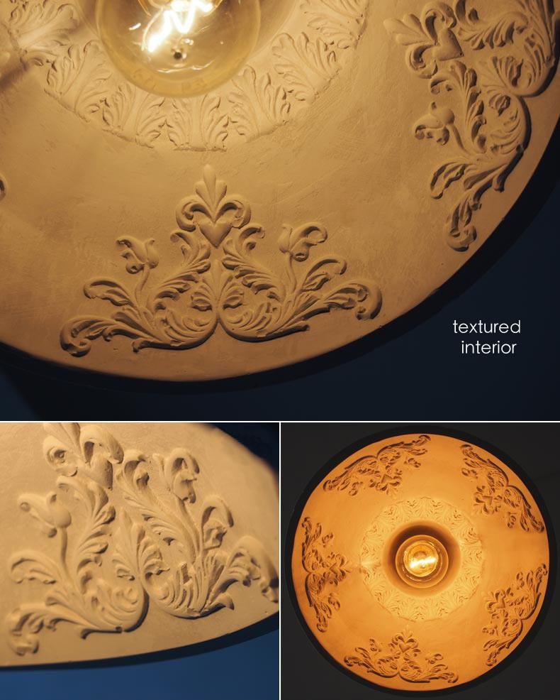 Reims Garden Concrete Cement Pendant Ceiling Light