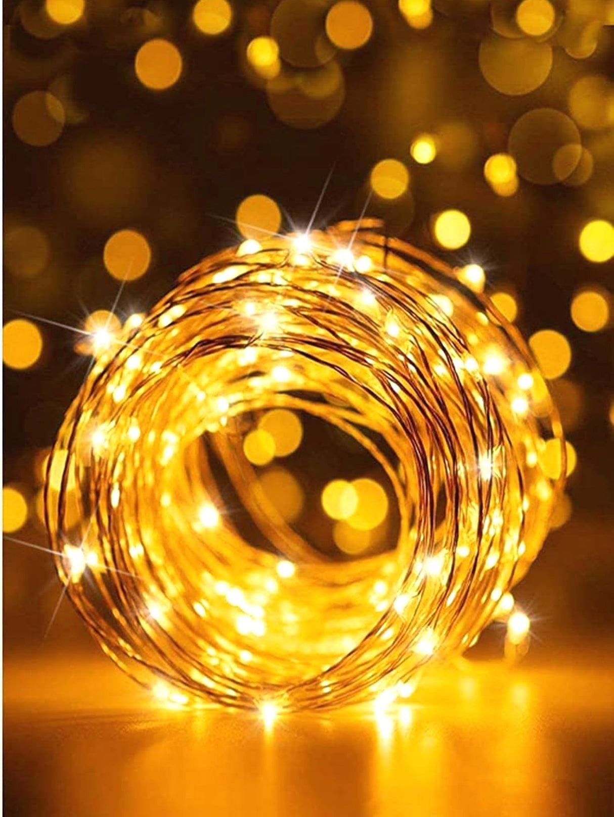 Copper String Light with 100pcs Bulb 1pc - Novelty Lighting