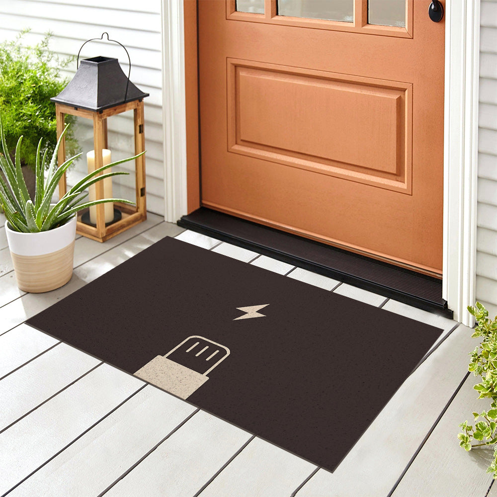 Charging Icon PVC Entrance Mat