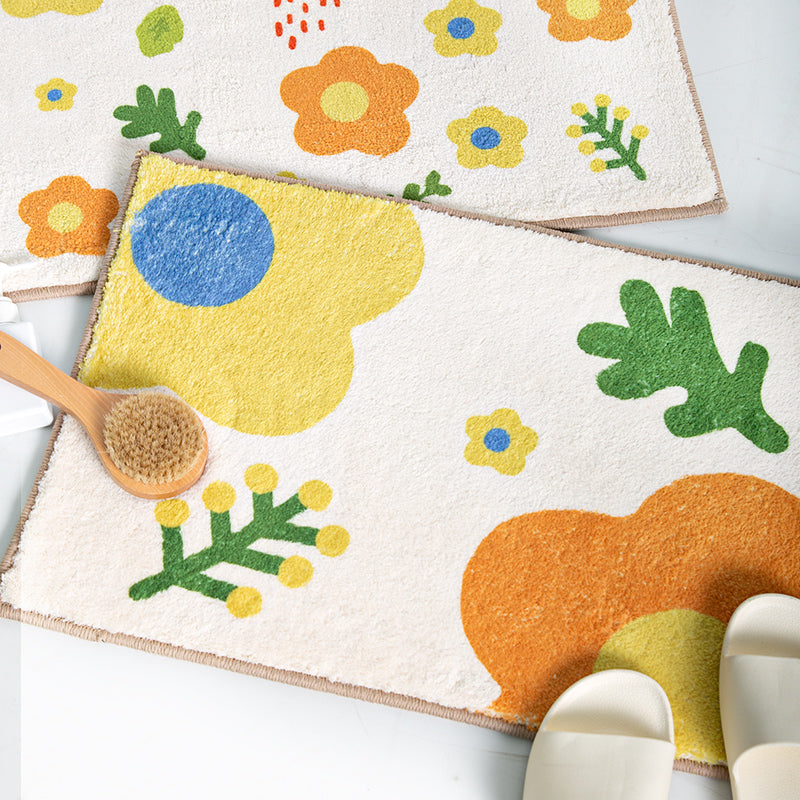 Cute Flowers Bath Mat