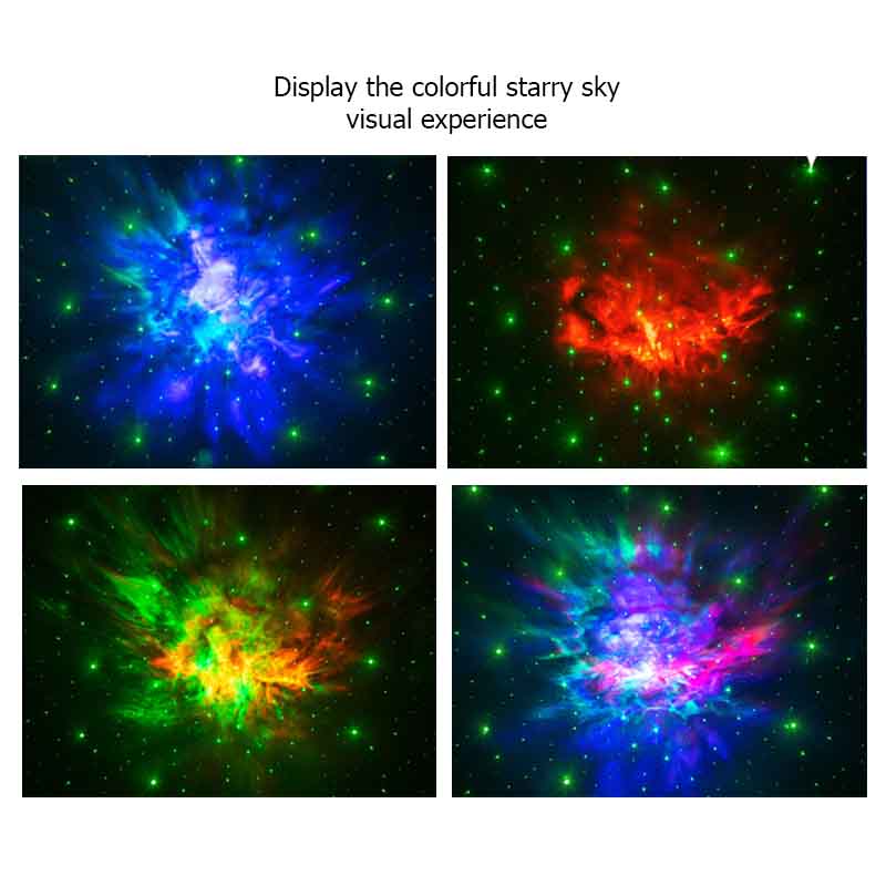 Feblilac Cute Astronaut Starry Nebulous Night LED Light Projection Christmas Gift