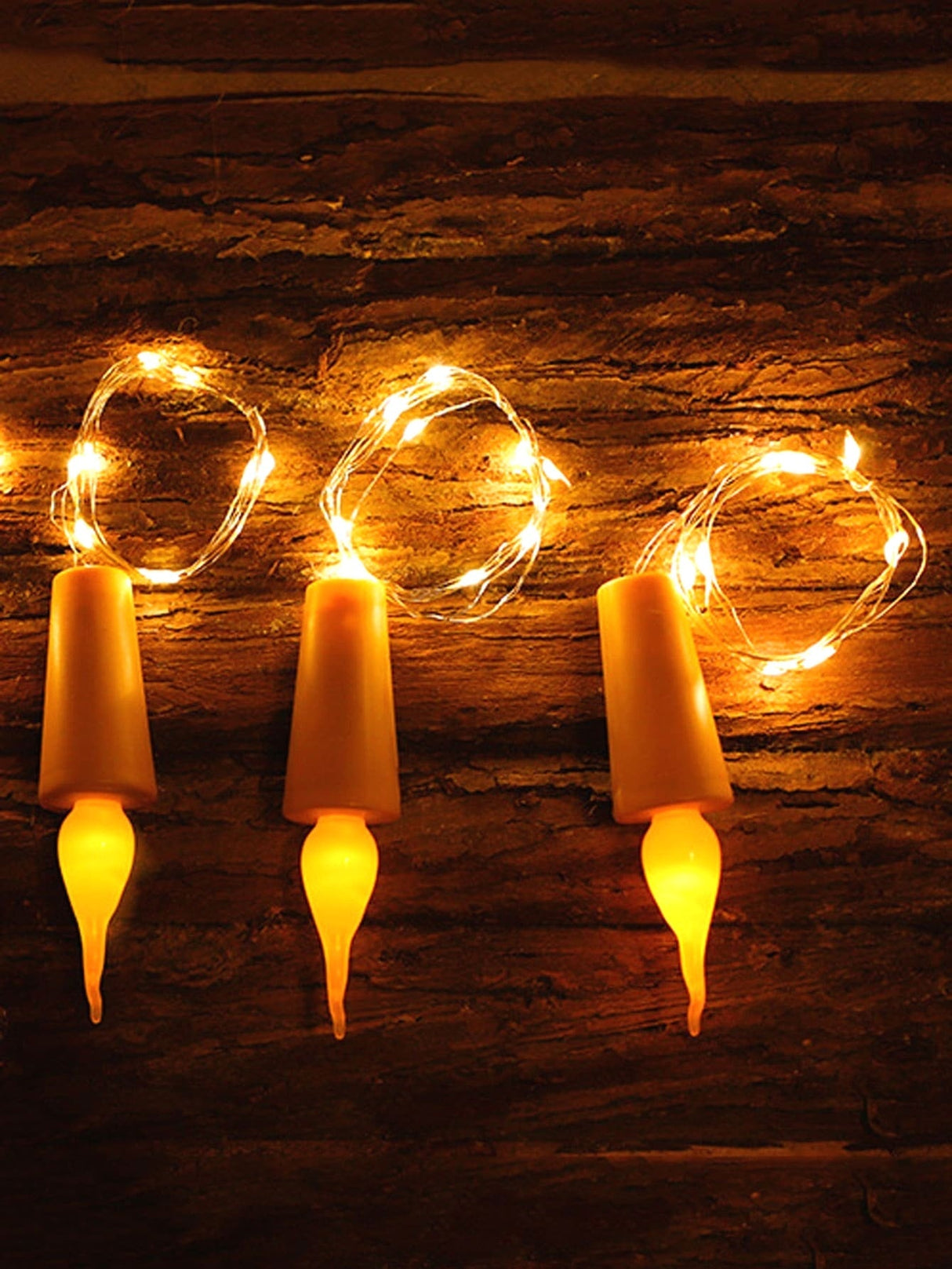 Candle Bottle String Light 1pc - Novelty Lighting