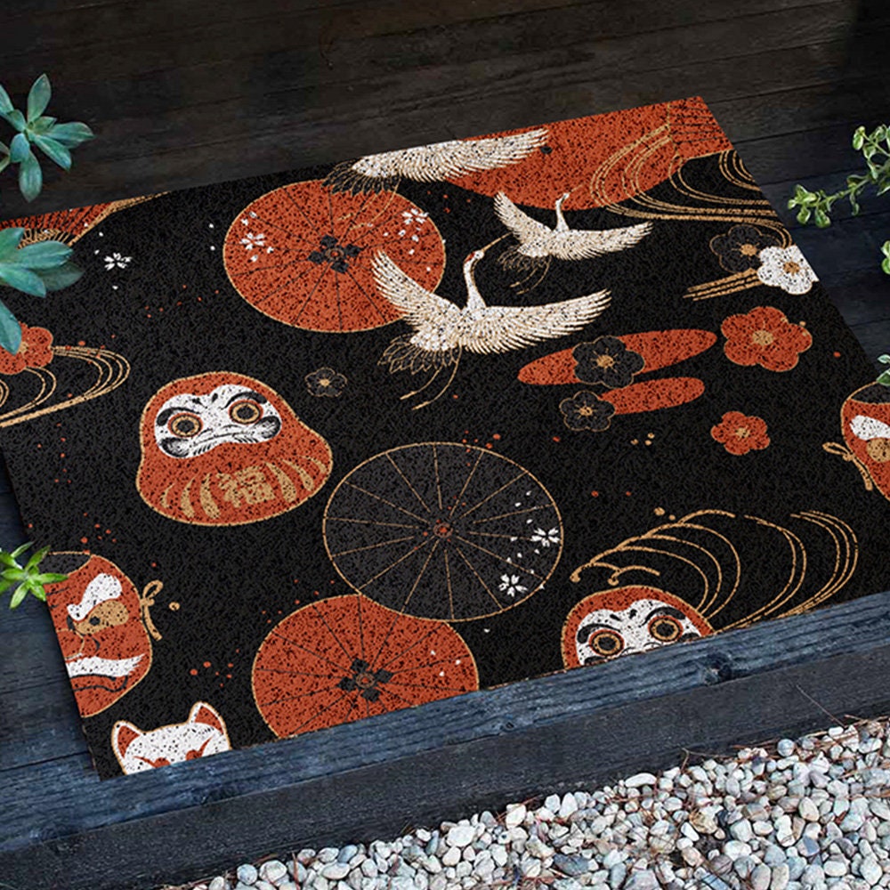 Cute Traditional Japanese Anime PVC Entrance Mat