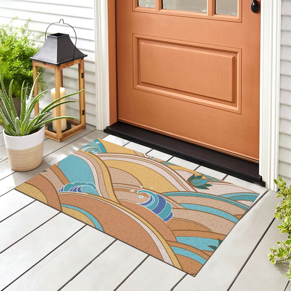 Ocean Wave PVC Entrance Mat