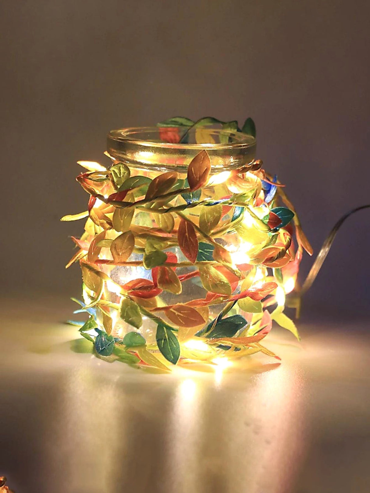Artificial Leaf String Light with 20pcs Bulb 1pc - Novelty Lighting